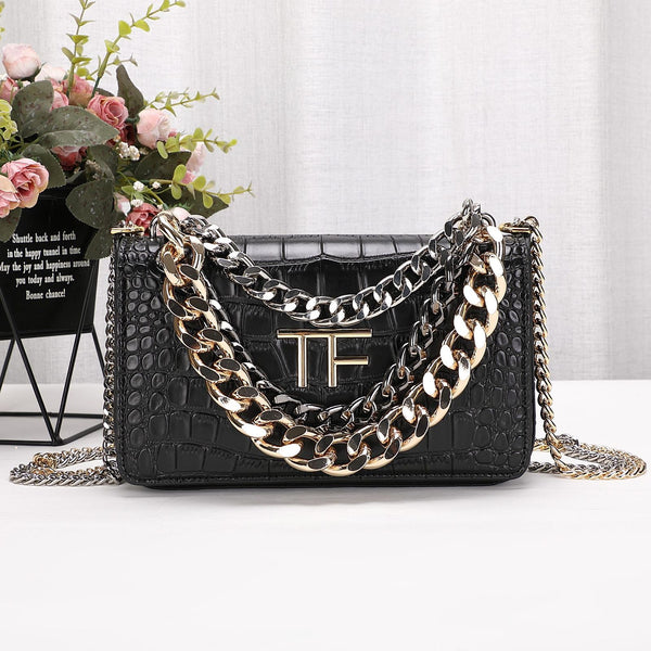 Women Fashionable Palmellato Triple-Chain Bag