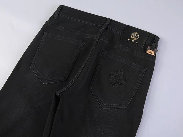 Exclusive Black Regular-Fit Denim