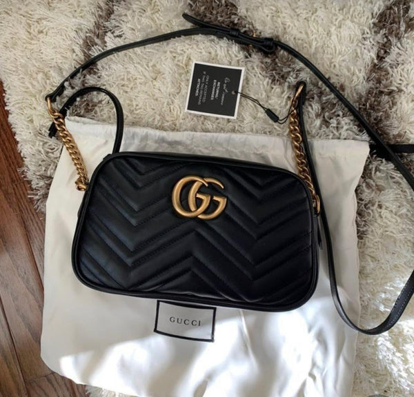 GG Marmont Leather Shoulder Bag for Women