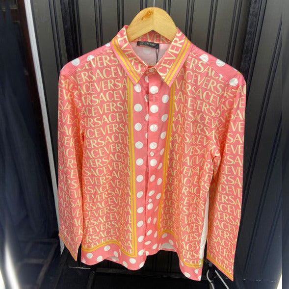 Latest Polka Dots Pattern Shirt For Men