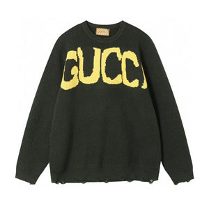 Letter Graffiti Pullover For Men