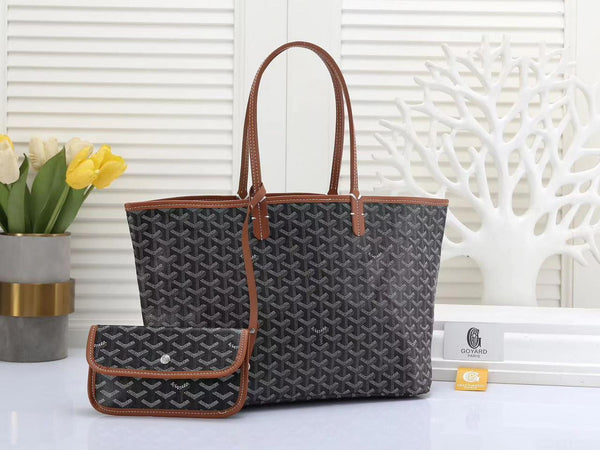 Women Latest All-Over Logo Printed Tote Handbag