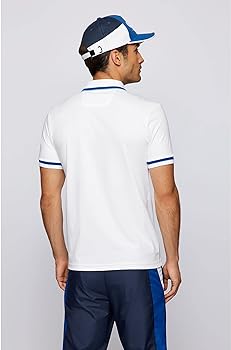 Stretch-Cotton Slim Fit Polo With Branded Undercollar