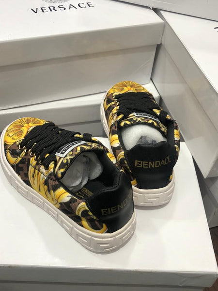 Kids Greca Baroccoflage-Print Sneakers