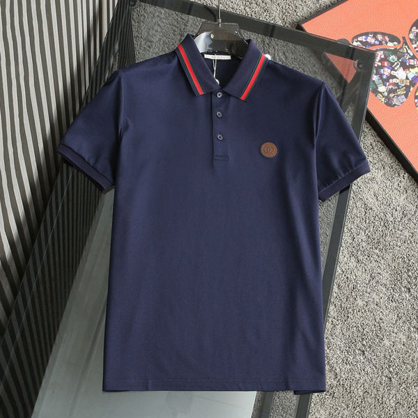 Regular-Fit Polo Tees With Logo Patched