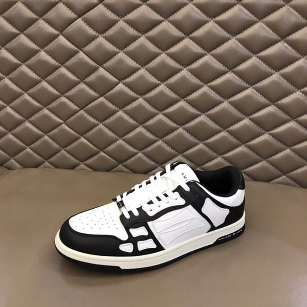 Black Premium Skel Top Low Sneakers For Men