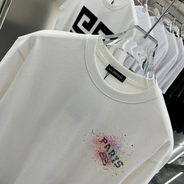 Premium Glitter Effect Drop Shoulder Tees For Men