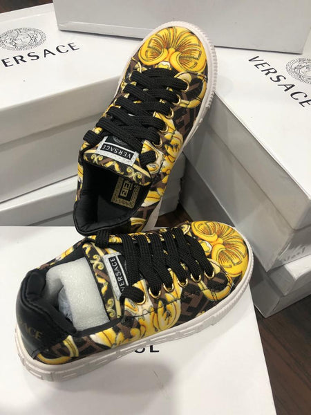 Kids Greca Baroccoflage-Print Sneakers