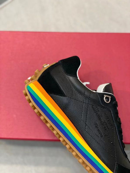 Men High-Quality Rainbow Sole Sneakers