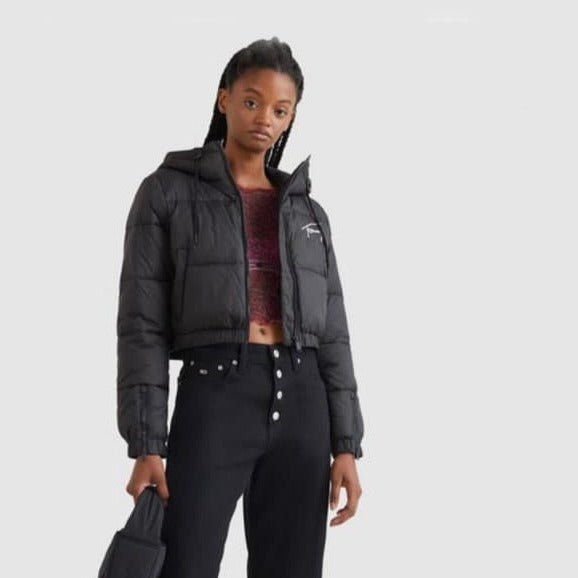 Women Latest Cropped Puffer Jacket