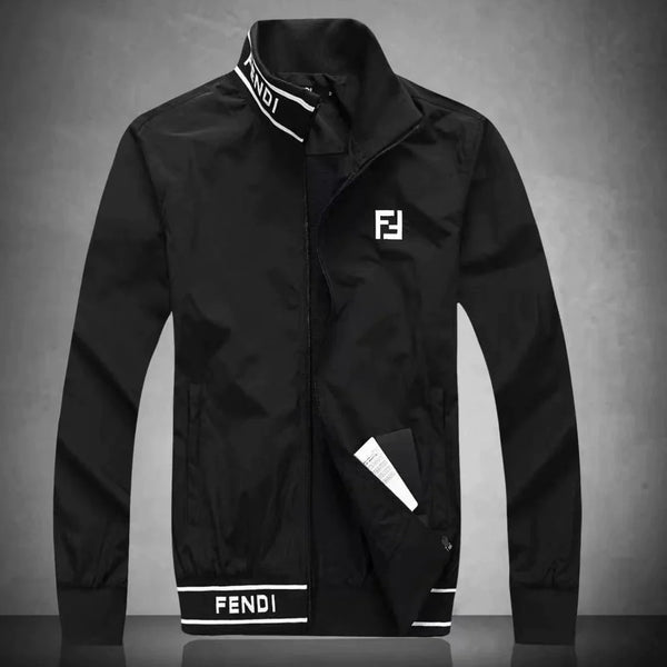 Premium Logo print Zip-Up Jacket