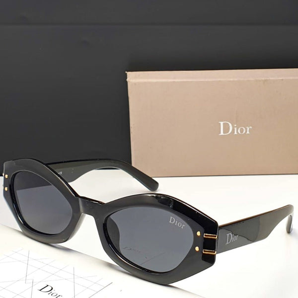 Latest Oval Slim Retro Sunglasses With Logo Print