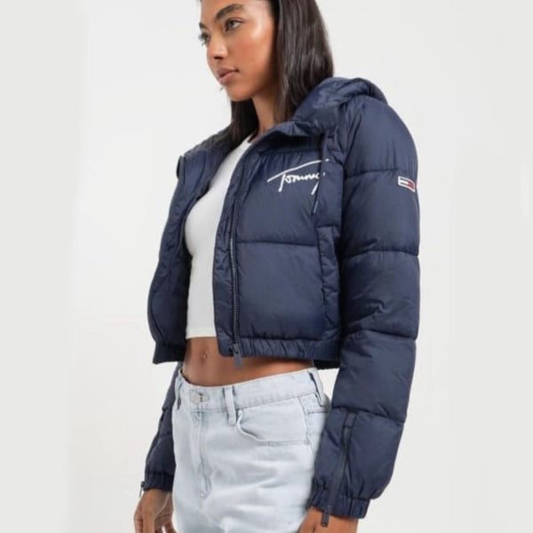 Women Latest Cropped Puffer Jacket