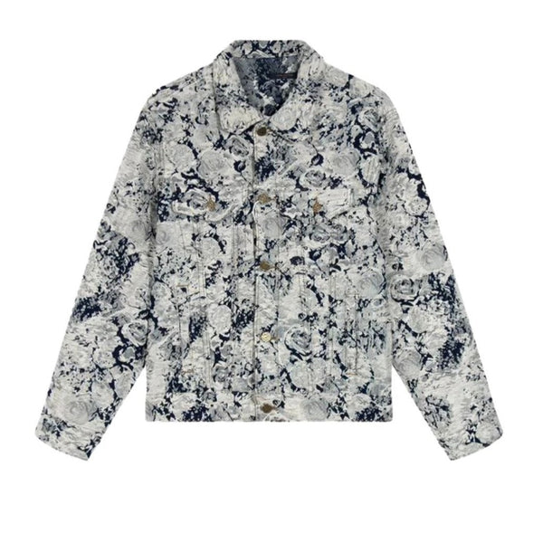 Exclusive Self Floral Monogram Pattern Jacket