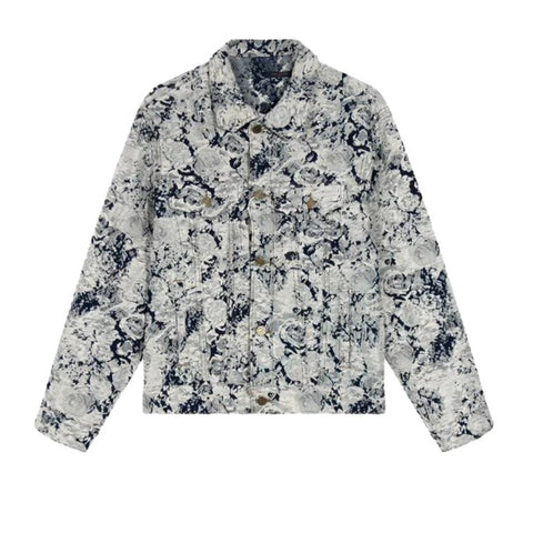 Exclusive Self Floral Monogram Pattern Jacket