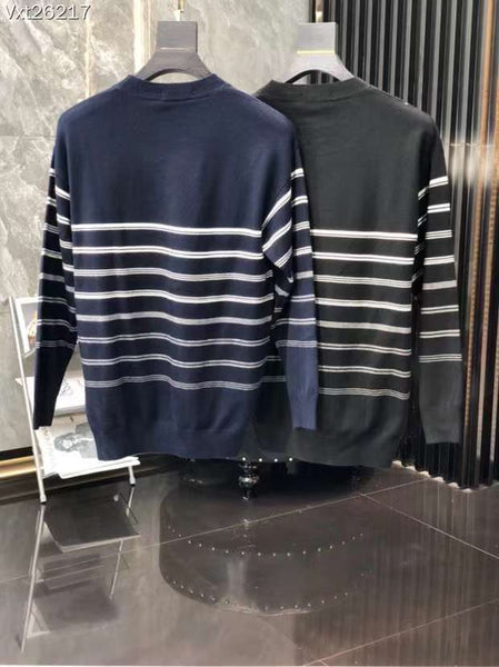 Branded Striped Coeur Pullover