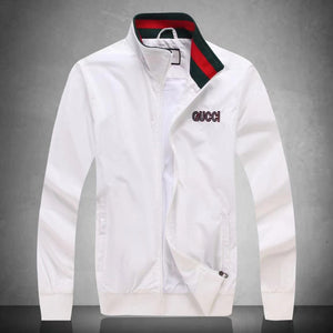 New Brand Logo Embroidery Zipper Jacket