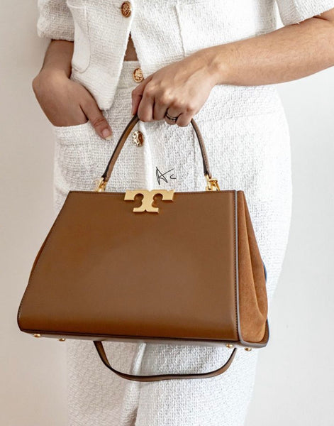 Eleanor Leather Satchel Tote Bag