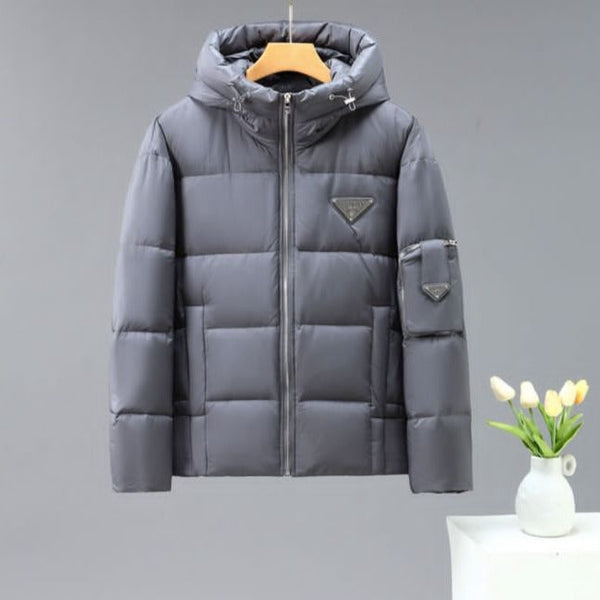 Latest Logo Plaque Padded Jacket