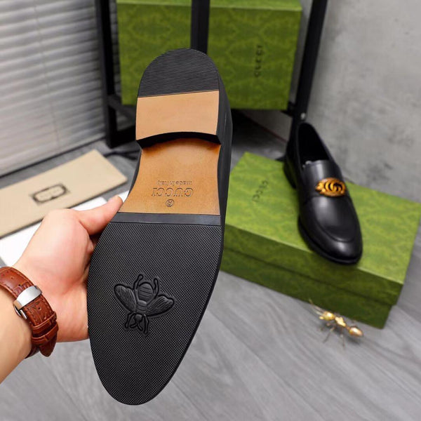 New Arrive GG Logo Plaque Loafers