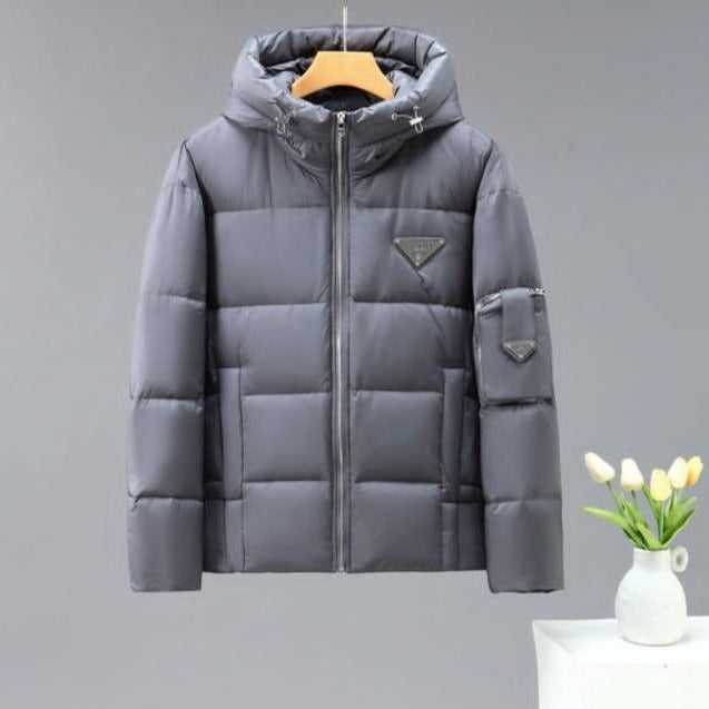 Latest Logo Plaque Padded Jacket