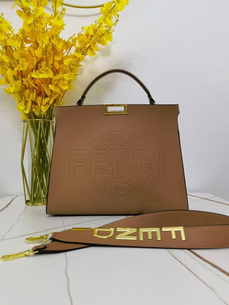 Women Latest Peekaboo Logo Embossed Bag