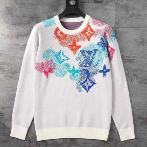 Multi-Color Brand Printed Pullover