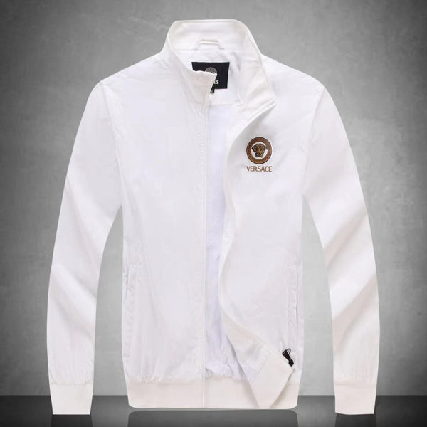 Premium Solid Color Zip-Up Jacket