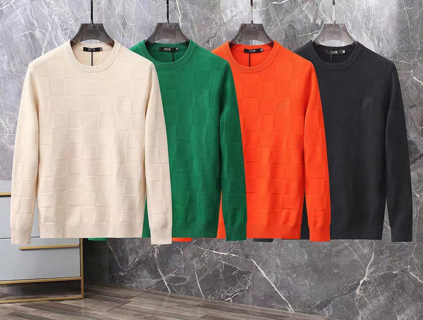 Premium Branded Square Textured Pullover