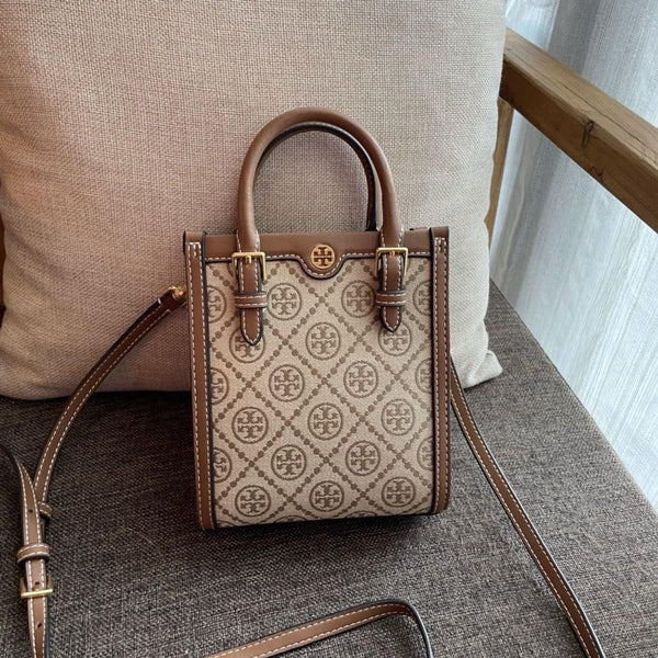 Mini Jacquard T Monogram Tote Bag