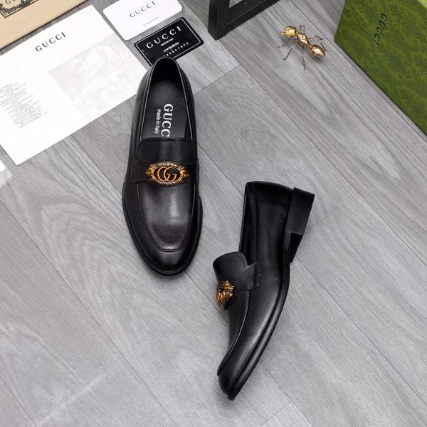 New Arrive GG Logo Plaque Loafers