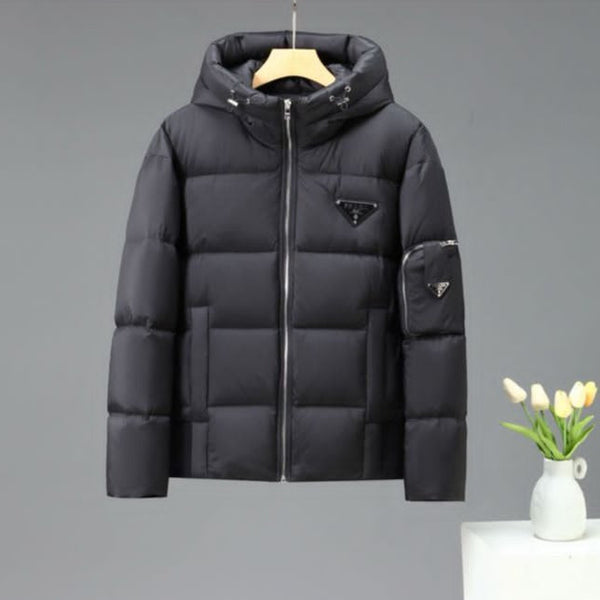 Latest Logo Plaque Padded Jacket