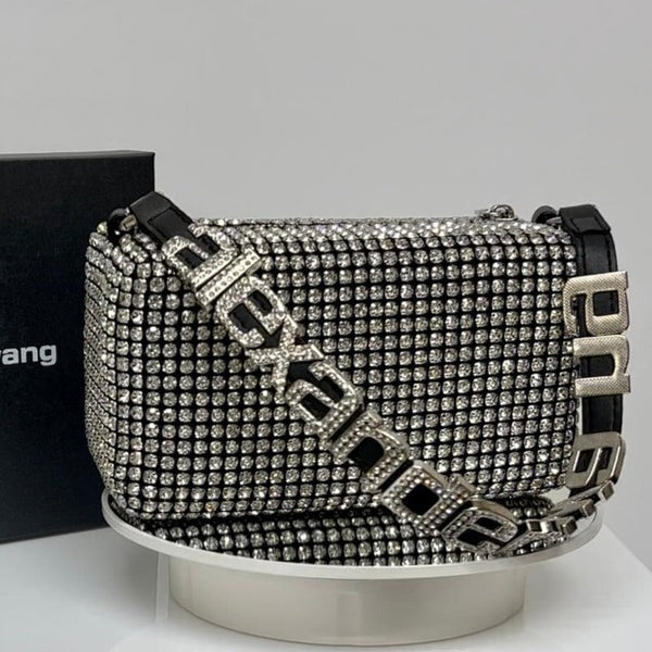 Latest Silver Medium Heiress Bag