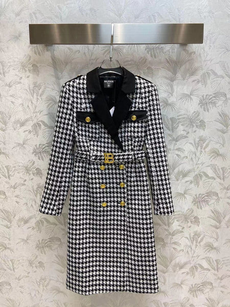 Women Fashion All-Over Logo Printed Coat