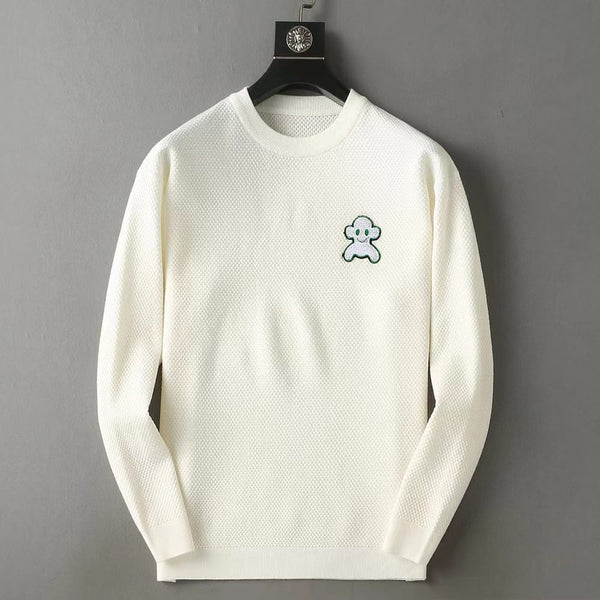 Latest Woolen Logo-Patched Pullover