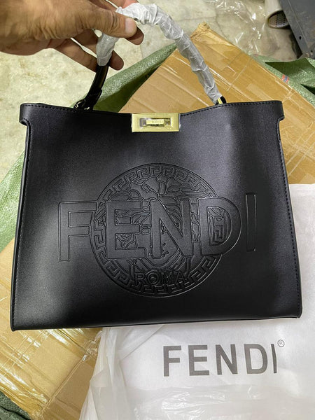 Women Latest Peekaboo Logo Embossed Bag