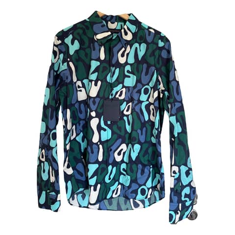 Regular Long-Sleeved Designer Shirt