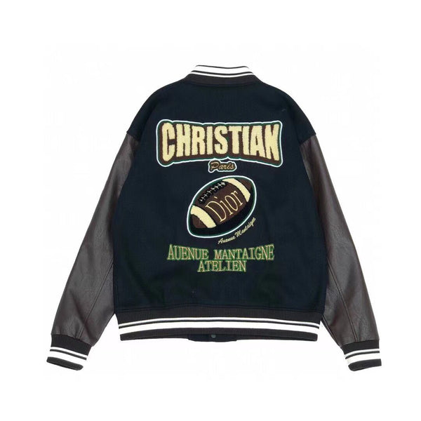 Premium jumbo Logo Embroidery Varsity Jacket