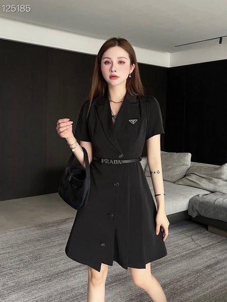 Women Black Blazer Dress