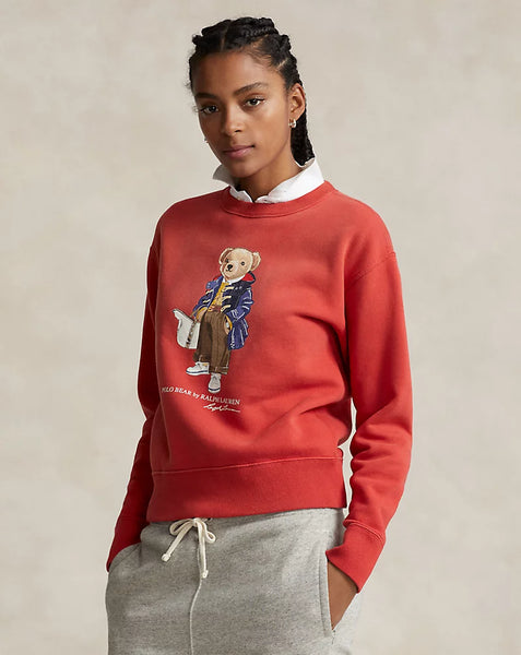 Luxury Bear Fleece Crewneck Sweatshirt