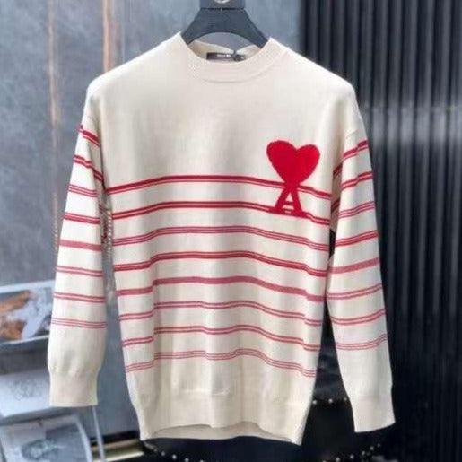 Stylish Stripe Design Sweater