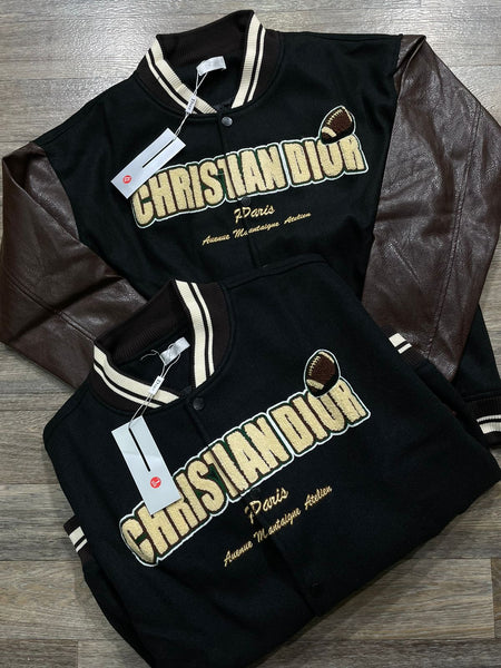 Premium jumbo Logo Embroidery Varsity Jacket