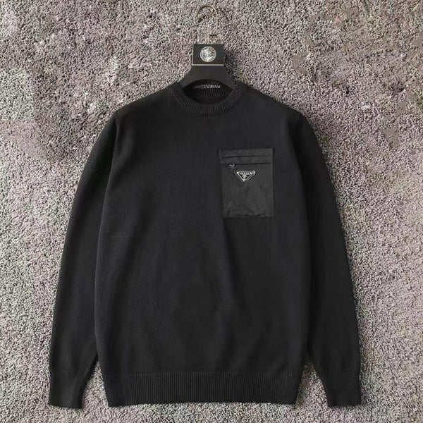 Latest Brand Logo-Patched Pullover