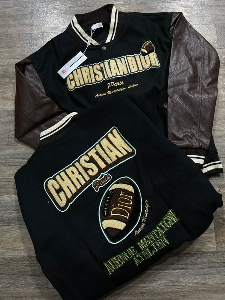 Premium jumbo Logo Embroidery Varsity Jacket