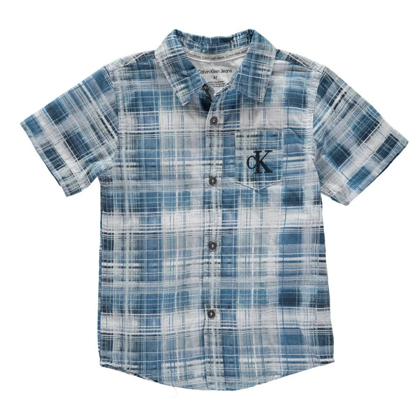 Premium Check Print Shirt & Shorts for Boys