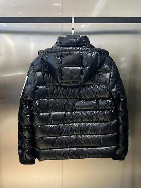 Men Black Saulx Short Down Jacket