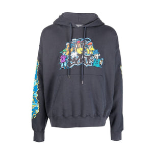 Branded Graffiti Printed Hoodie For Men