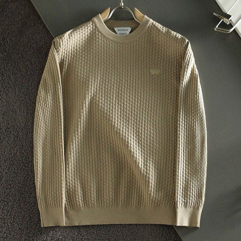 Men Latest Textured Pattern Pullover