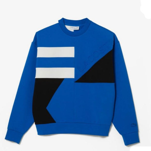 Men Loose-Fit Patchwork Effect Sweatshirt