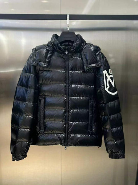 Men Black Saulx Short Down Jacket